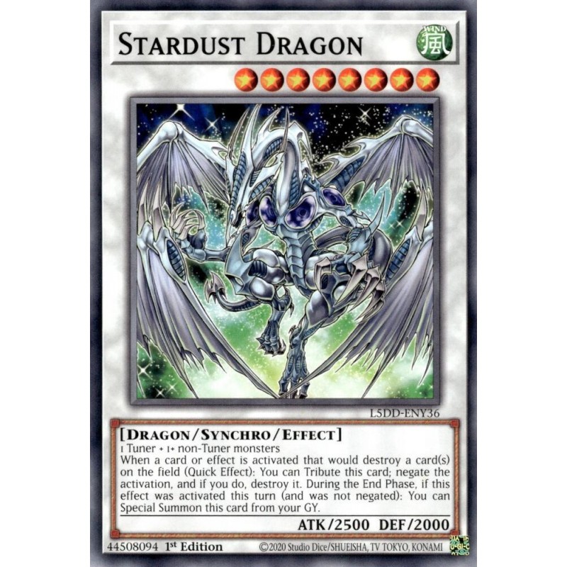Legendary 5D's Decks - Stardust Dragon