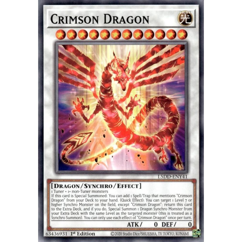 Legendary 5D's Decks - Crimson Dragon