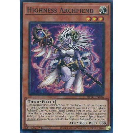 Burst Protocol - Highness Archfiend