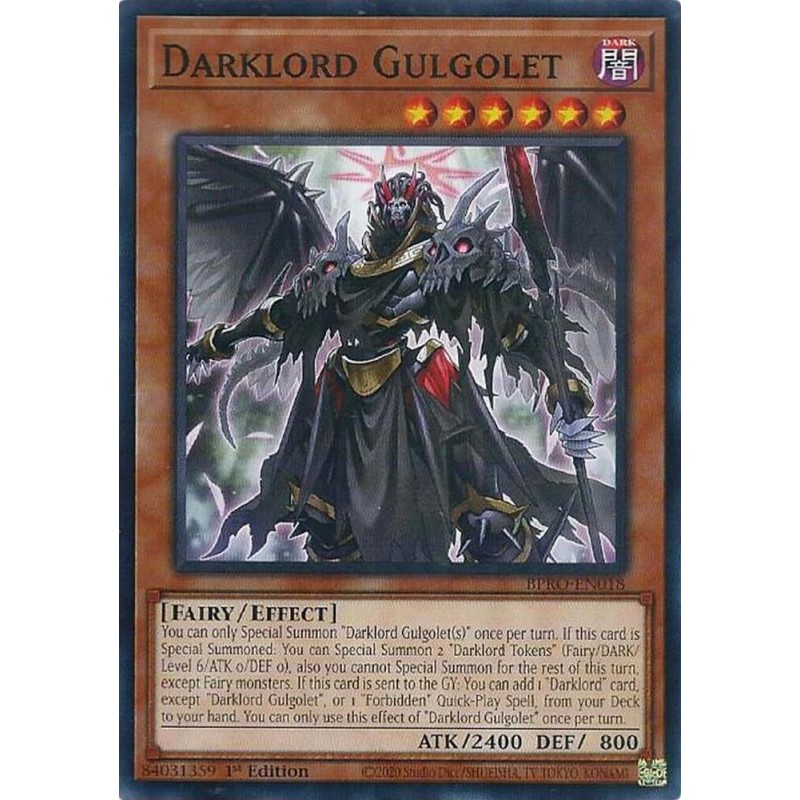 Burst Protocol - Darklord Gulgolet