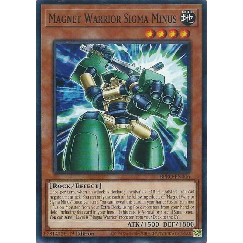 Burst Protocol - Magnet Warrior Sigma Minus