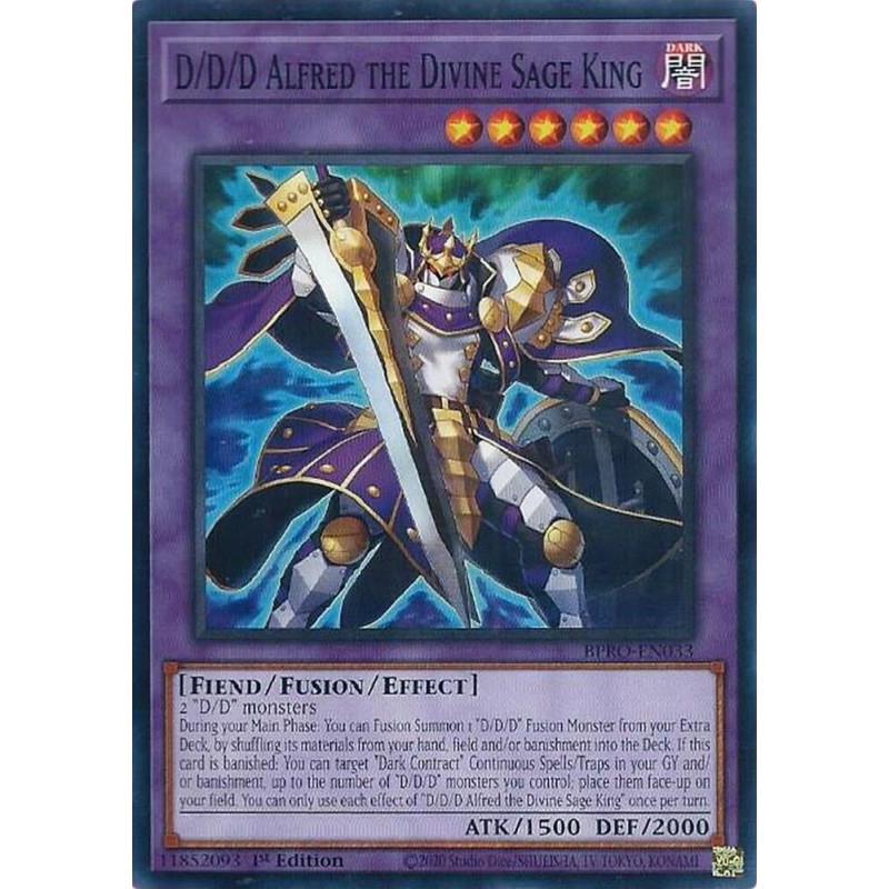 Burst Protocol - D/D/D Alfred the Divine Sage King