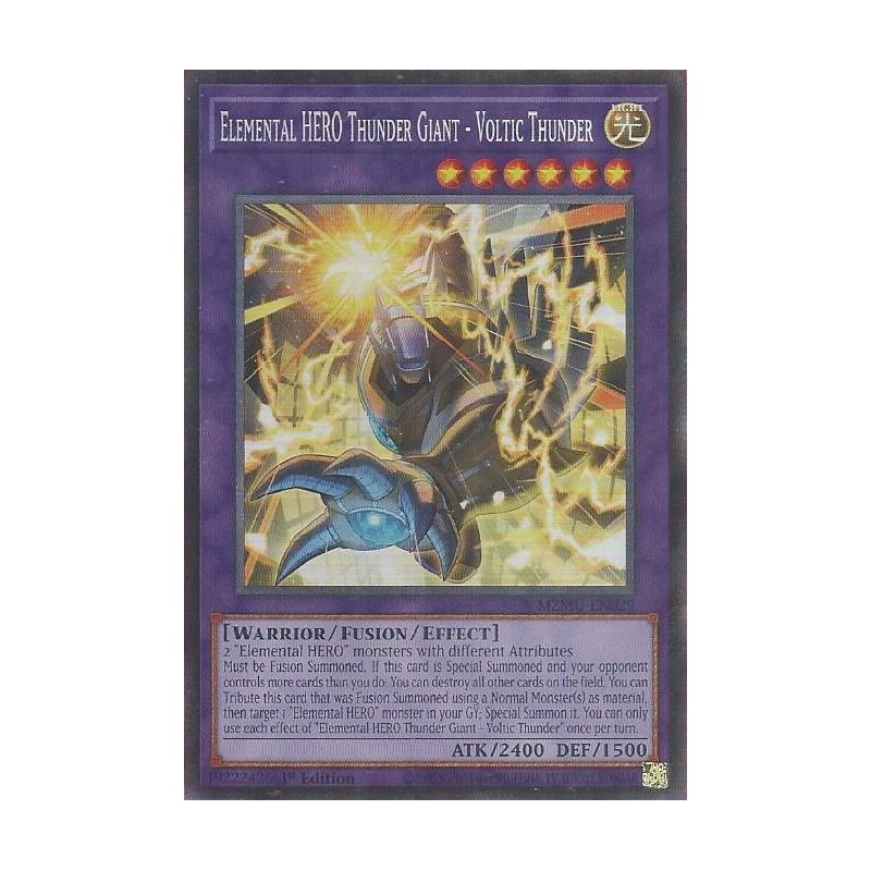 Maze of Muertos - Elemental HERO Thunder Giant - Voltic Thunder