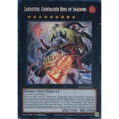 Rarity Collection 5 - Laevatein, Generaider Boss of Shadows