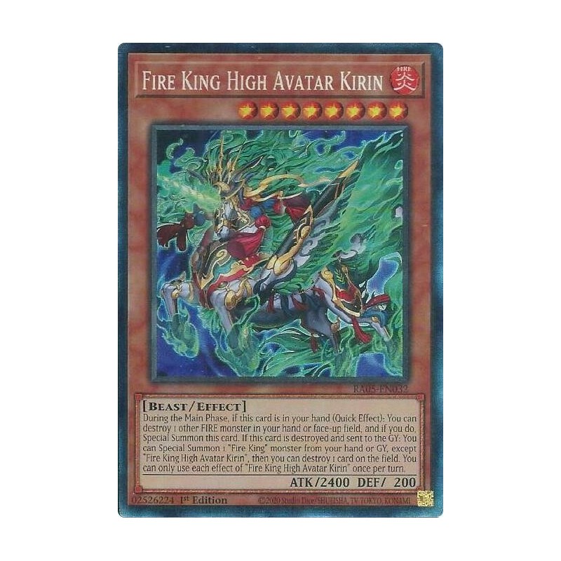 Rarity Collection 5 - Fire King High Avatar Kirin
