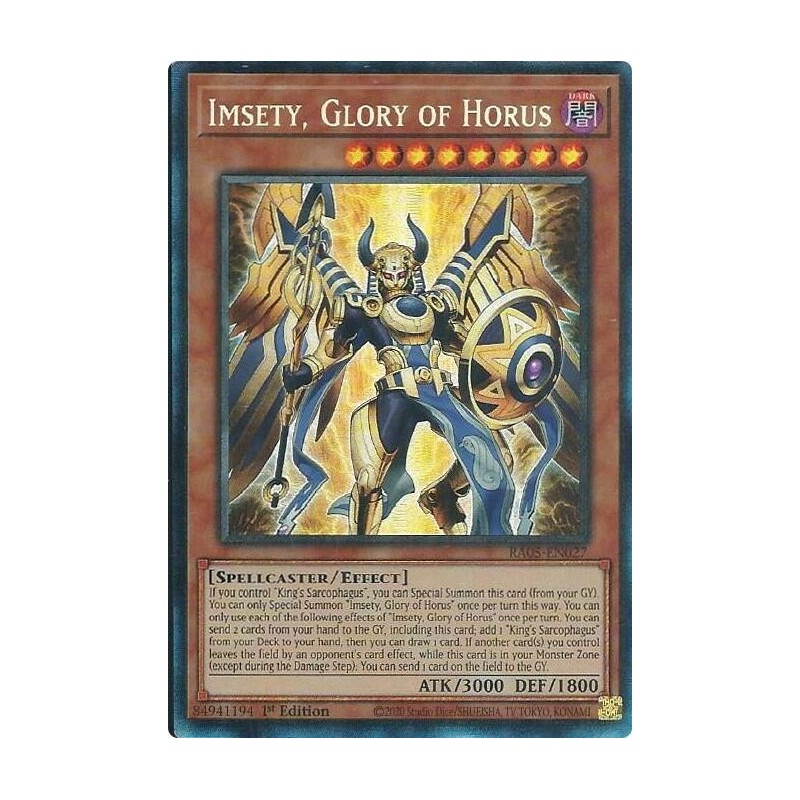 Rarity Collection 5 - Imsety, Glory of Horus