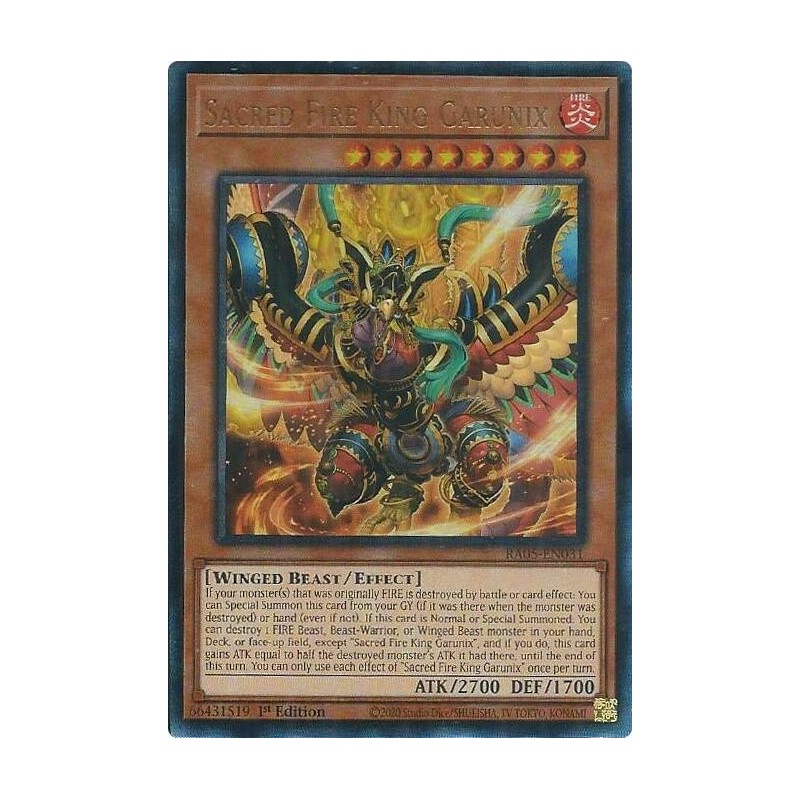 Rarity Collection 5 - Sacred Fire King Garunix
