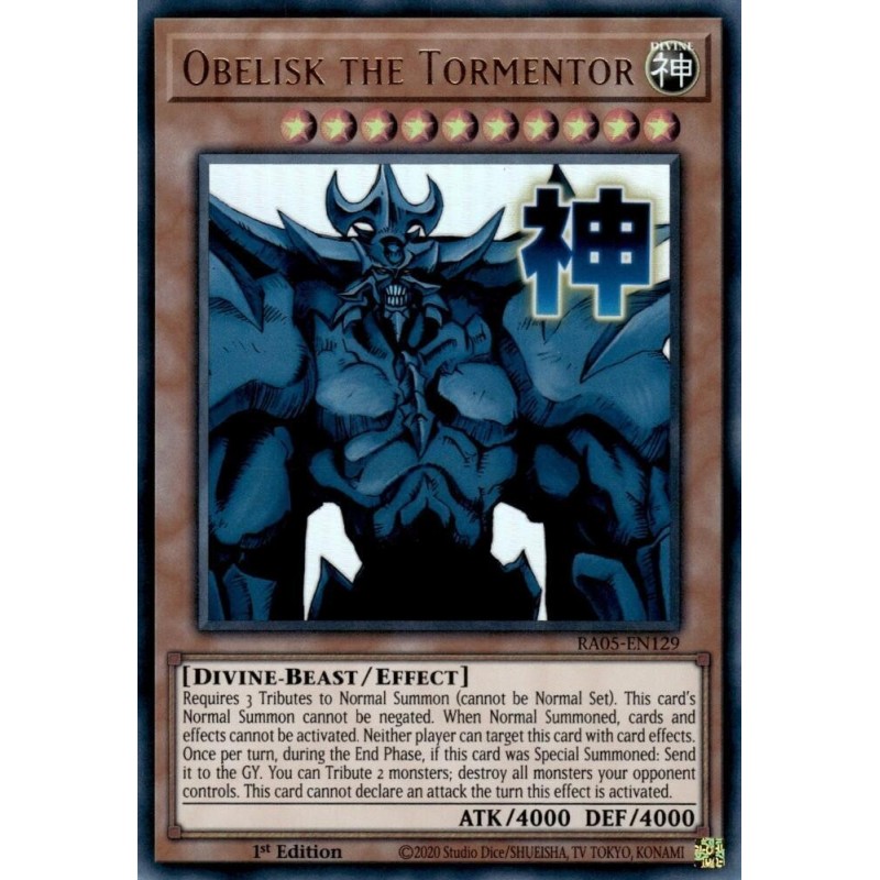 Rarity Collection 5 - Obelisk the Tormentor