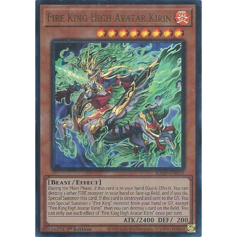 Rarity Collection 5 - Fire King High Avatar Kirin