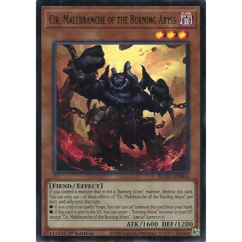 Battles of Legend: Glorious Gallery - Cir, Malebranche of the Burning Abyss