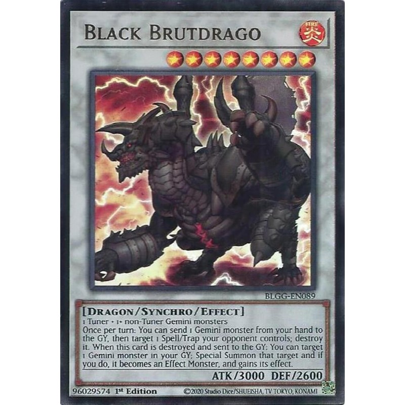 Battles of Legend: Glorious Gallery - Black Brutdrago