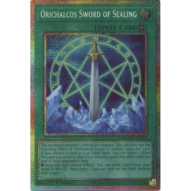Magnificent Monsters - Orichalcos Sword of Sealing