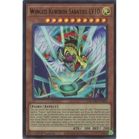 Magnificent Monsters - Winged Kuriboh Sabatiel LV10