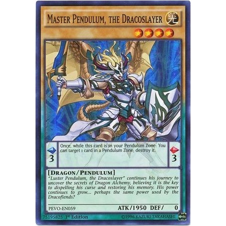 Pendulum Evolution - ﻿﻿﻿Master Pendulum, the Dracoslayer