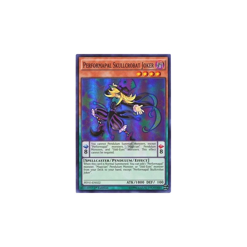 Pendulum Evolution - ﻿﻿﻿Performapal Skullcrobat Joker