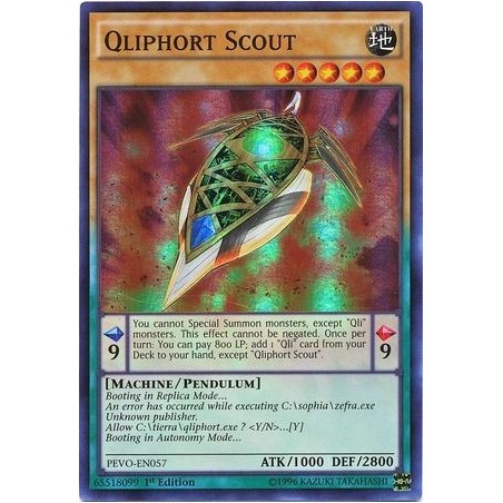 Pendulum Evolution - ﻿﻿﻿Qliphort Scout